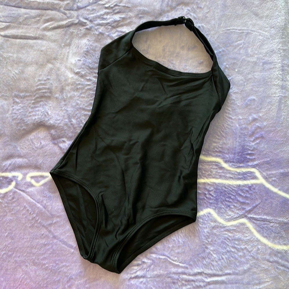 Black halter neck low back leotard 🎀 balletcore ballerinacore 🎀